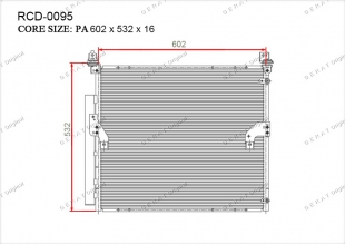 Радиатор кондиционера Gerat RCD-0095 фото 1