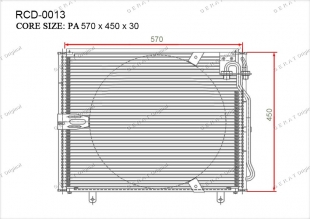 Радиатор кондиционера Gerat RCD-0013 фото 1